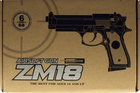 Страйкбольный пистолет Cyma металлический ZM 18 (Беретта M 92) - изображение 2