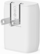Настінний зарядний пристрій Belkin 20 Вт USB-C PD PPS, Белое (WCA006VFWH) - зображення 3