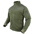 Тактическая флисовая кофта Condor ALPHA Mirco Fleece Jacket 601 XX-Large, Олива (Olive)