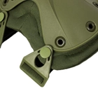 Комплект защиты AOKALI F001 Green тактический наколенники + налокотники штурмовые - изображение 5