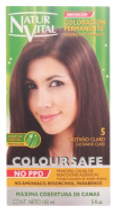Farba kremowa z utleniaczem do włosów Naturaleza Y Vida Coloursafe Permanent Color 5 Light Brown 150 ml (8414002078066) - obraz 1