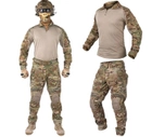 Тактический комплект демисезонный IdoGear G3 штаны ACP + рубашка UBACS + наколенники + налокотники размер XL Мультикам - изображение 2