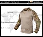 Тактическая рубашка убакс Idogear G3 Ubacs Shirt Размер XL Мультикам - изображение 3
