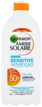 Сонцезахисний лосьйон Garnier Delial Sensitive Sun Milk SPF50 400 мл (3600541072992) - зображення 1