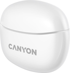 Słuchawki bezprzewodowe Canyon TWS-5 Białe(CNS-TWS5W) - obraz 4