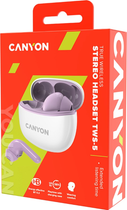 Бездротові навушники Canyon TWS-5 Purple (CNS-TWS5PU) - зображення 4