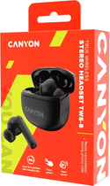 Бездротові навушники Canyon TWS-8 Black (CNS-TWS8B) - зображення 5