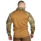 Сорочка тактична польова зносостійка літньо-весняна сорочка KOMBAT (XL) Multicam/Койот (SK-N7018(XL)S) - зображення 4