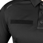 Поло футболка тактична польова повсякденна футболка для силових структур M Чорний (SK-N1801MS) - зображення 7