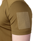 Футболка мужская тактическая полевая повседневная футболка для спецсужб (XXL) Койот (SK-N7136 (XXL)S) - изображение 5