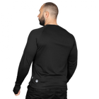 Чоловічий лонгслів тактичний чоловіча футболка з довгим рукавом для силових структур L Чорний (SK-N1160LS) - зображення 4