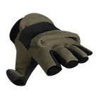 Перчатки тактические полевые универсальные рукавицы для охотников и силовых структур L Олива (SK-N6606LS) - изображение 2