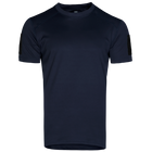 Футболка тактична чоловіча літня повсякденна футболка для силових структур L Синій (SK-N5914LS) - зображення 1