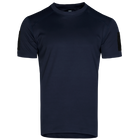Футболка тактична чоловіча літня повсякденна футболка для силових структур L Синій (SK-N5914LS) - зображення 9