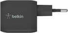 Зарядний пристрій Belkin 45W PD PPS Dual USB-C GaN (WCH011VFWH) - зображення 3