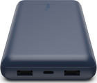 Powerbank Belkin 20K, USB-A C 15 W niebieski (BPB012BTBL) - obraz 3
