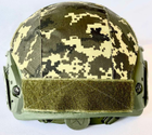 Кавер (чехол) на баллистический шлем Safety Пиксель/Олива - изображение 3