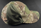 Тактическая кепка мультикам ВСУ "Punisher", Бейсболка, Блайзер, Военная фуражка с зеленой сеточкой - изображение 2