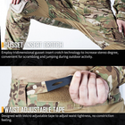 Тактические топовые брюки IDOGEAR G3 V2 Combat Suit & Pants IG-PA3205 с наколенниками Multicam размер ХЛ - изображение 4