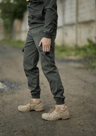 Теплые штаны нгу на флисе Брюки карго Олива софт шелл 50 - изображение 4