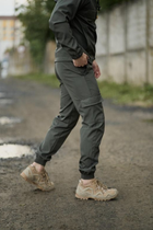 Карго теплые штаны нгу на флисе Брюки Олива софт шелл 46 - изображение 3