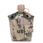 Фляга армейская для воды 1 литр с чехлом и котелком мультикам - изображение 7