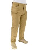 Тактические утепленные штаны Eagle PA-04 IX7 Soft Shell на флисе Песок (Койот) L - изображение 4