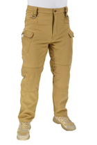 Тактичні штани, що утеплюють Eagle PA-04 IX7 Soft Shell на флісі Пісок (Койот) XL - зображення 1