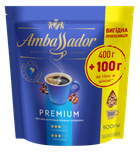 Кава розчинна 500г*10, пакет, "Premium", AMBASSADOR