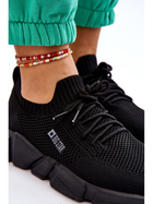 Sneakersy damskie z siatki na platformie do kostki wsuwane Big Star JJ274269 39 Czarne (5900714448202) - obraz 4