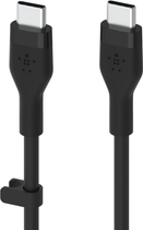 Кабель Belkin USB-C - USB-C 2.0 Silicone 1 м Black (CAB009BT1MBK) - зображення 3