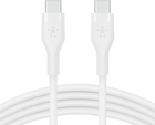 Kabel Belkin USB-C - USB-C 2.0 Silikonowy 1 m Biały (CAB009BT1MWH) - obraz 1
