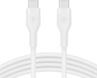 Кабель Belkin USB-C - USB-C 2.0 Silicone 1 м White (CAB009BT1MWH) - зображення 1