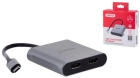 Adapter Unitek USB-C do 2x HDMI 4K MST (V1404B) - obraz 5