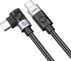 Kabel Orico USB-C 240 W kątowy, 3 m (CW240-30-BK-BP) - obraz 3