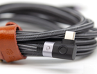 Kabel Orico USB-C 240 W kątowy, 3 m (CW240-30-BK-BP) - obraz 4