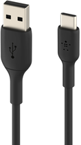 Kabel Belkin PVC CA 1M Czarny (CAB001BT1MBK) - obraz 1