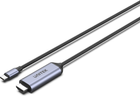 Kabel Unitek USB-C do HDMI 2.1 8K 1,8 m Czarny (4894160048257) - obraz 1