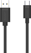 Kabel Unitek USB 3.1 typ A - typ C MM 0,5 m Czarny (Y-C491BK) - obraz 3