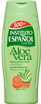 Лосьйон для тіла Instituto Español Aloe Vera Moisturizing Lotion 500 ml (8411047143162) - зображення 1