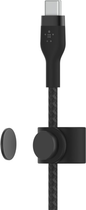 Kabel Belkin USB-C do LTG w oplocie silikonowym 1 m czarny (CAA011BT1MBK) - obraz 4