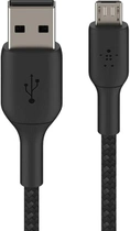 Кабель Belkin BoostCharge Micro-USB to USB-A 1 м Black (CAB007BT1MBK) - зображення 1