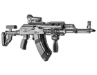 Рукоятка пістолетна FAB ДЛЯ АК47 гумова, чорна - зображення 1