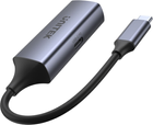 Adapter Unitek USB-C - RJ45 1 Gbit LAN, PD 100 W (4894160047595) - obraz 4