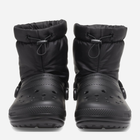 Śniegowce damskie wysokie Crocs Classic Lined Neo Puff Boot 206630-BKBK M5/W7 37-38 23 cm Czarne (191448591523) - obraz 4