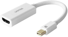 Adapter Unitek Y-6331 miniDIsplayPort - HDMI-F (4894160019394) - obraz 1