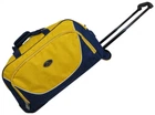 Сумка дорожная на колесах Wallaby 10428-7 синяя с желтым