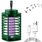 Электрическая лампа для насекомых с USB, Y15, Зеленая