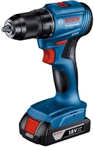 Акумуляторний шуруповерт-дриль Bosch Professional GSR 185-LI 18В 2х2.0А·год 50Нм 500·1900об/хв 0.9кг (632568)