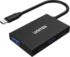 Hub USB Unitek USB-C 10 Gb/s 2x USB-A 2x USB-C (4894160043313) - obraz 1